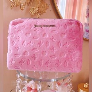 Candy pink Juicy makeup pouch